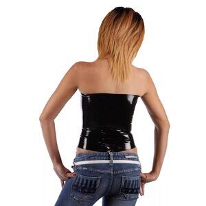 Real Latex Black Top